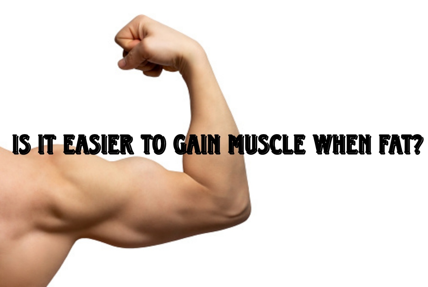 is it easier to gain muscle when fat